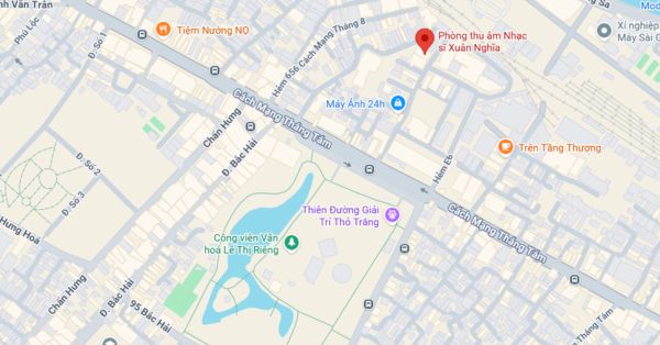 map địa chỉ phòng thu