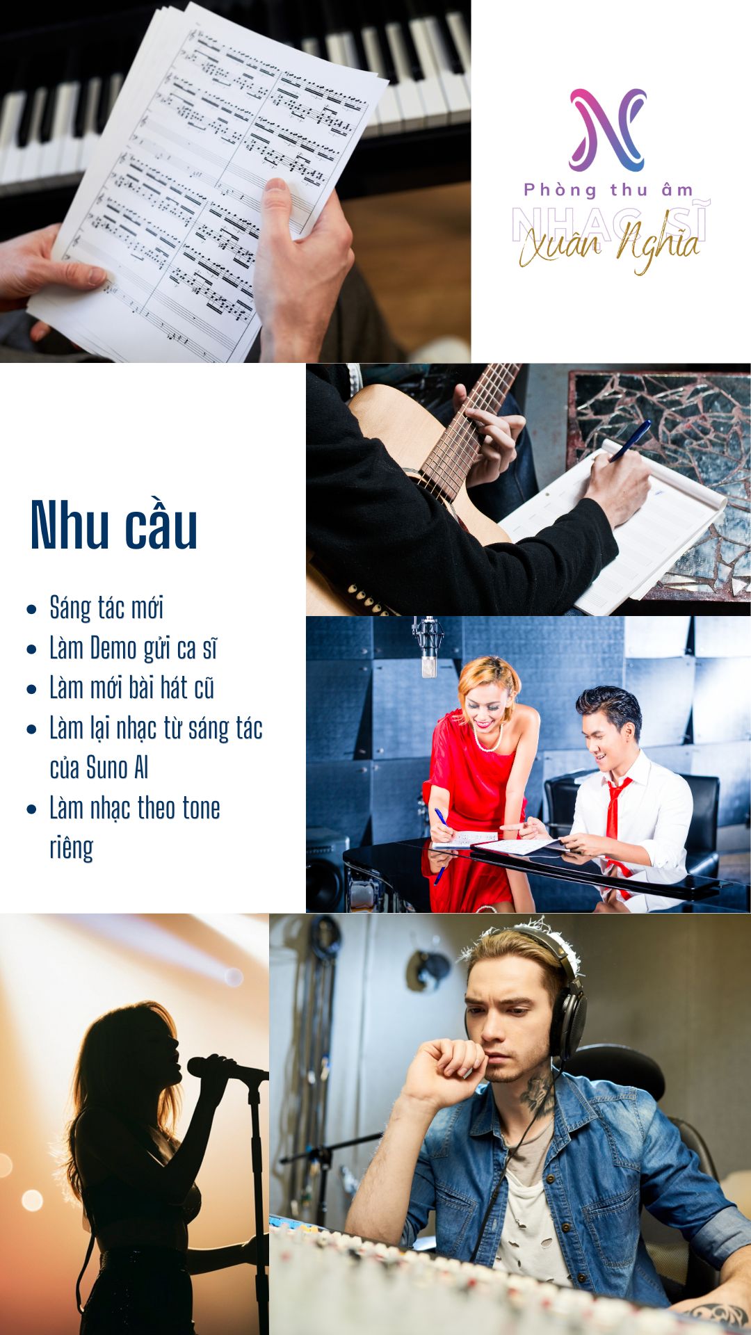 Phòng thu âm Nhạc sĩ Xuân Nghĩa