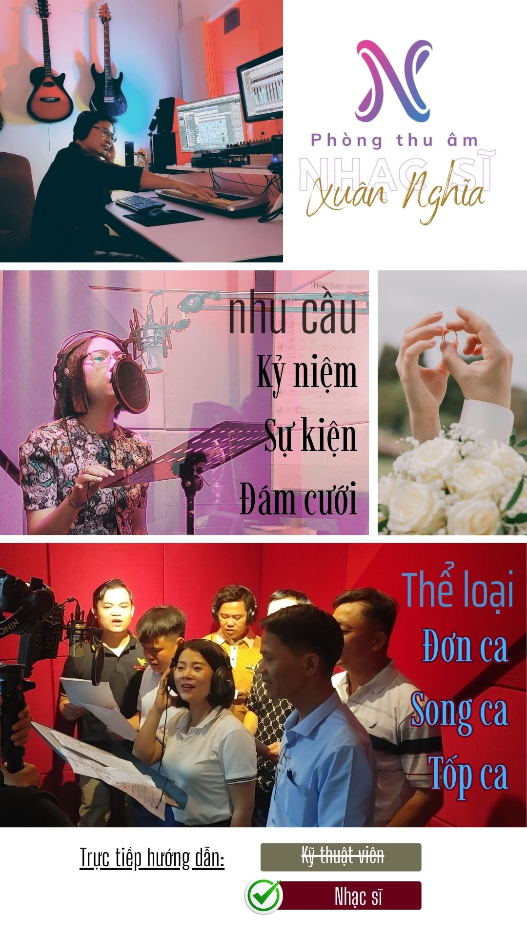 Phòng thu âm Nhạc sĩ Xuân Nghĩa