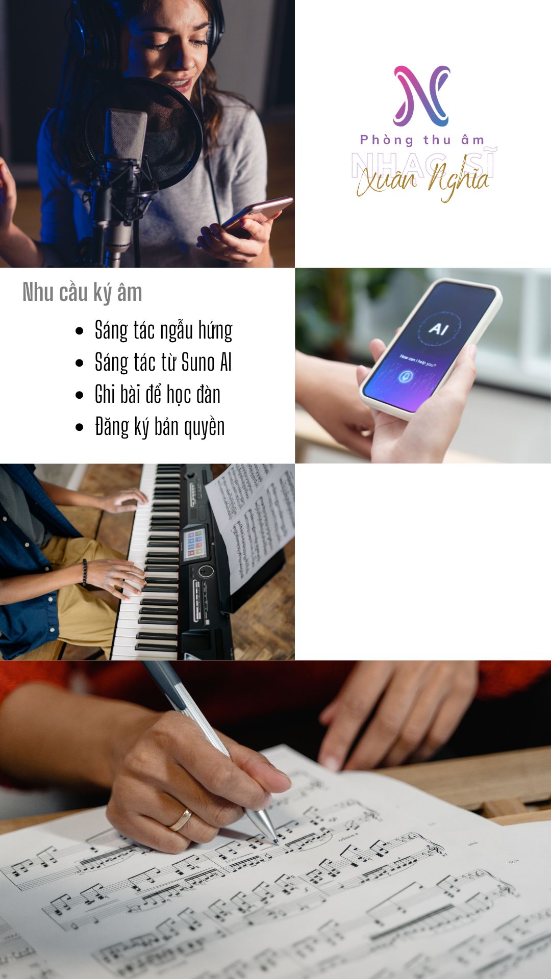 Phòng thu âm Nhạc sĩ Xuân Nghĩa